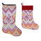 Ikat Chevron Stockings - Side by Side compare