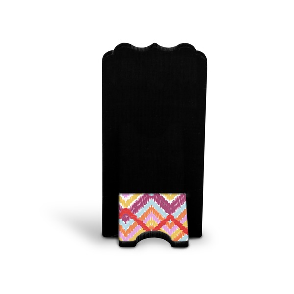 Ikat Chevron Stylized Phone Stand - Back