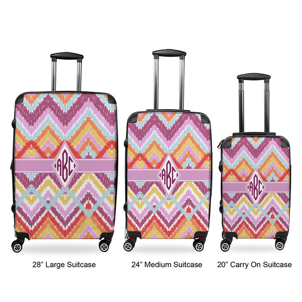Ikat Chevron Suitcase Set 1 - APPROVAL