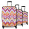Ikat Chevron Suitcase Set 1 - MAIN