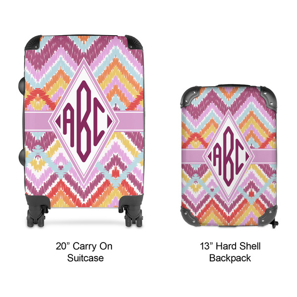 Ikat Chevron Suitcase Set 4 - APPROVAL