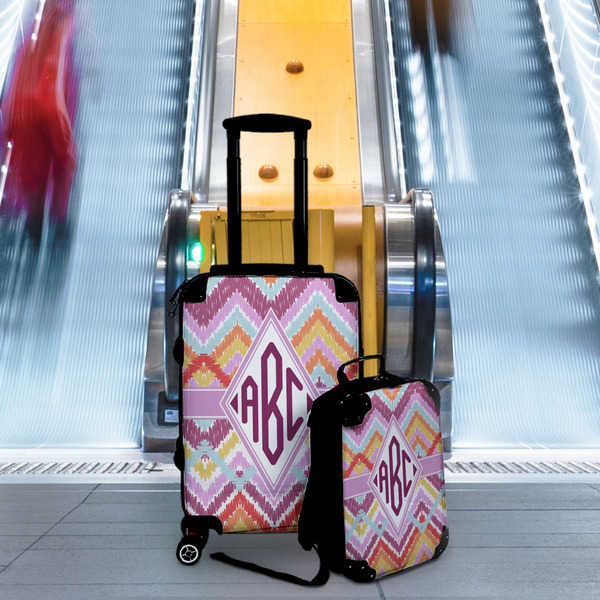 Ikat Chevron Suitcase Set 4 - IN CONTEXT