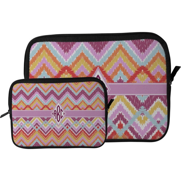 Ikat Chevron Tablet Sleeve (Size Comparison)
