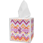Ikat Chevron Tissue Box Cover (Personalized)