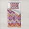 Ikat Chevron Toddler Bedding w/ Monogram