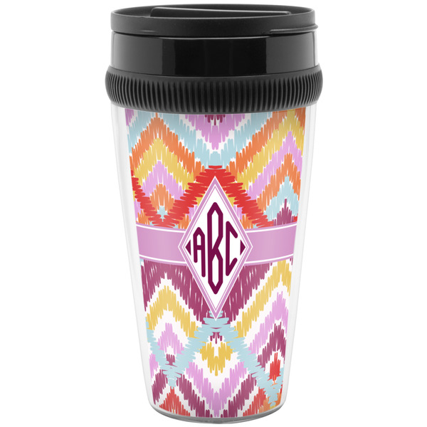 Ikat Chevron Travel Mug (Personalized)