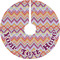 Ikat Chevron Tree Skirt (Personalized)