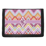 Ikat Chevron Trifold Wallet (Personalized)