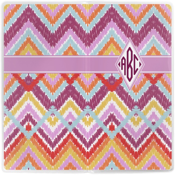 Ikat Chevron Vinyl Document Wallet - Apvl