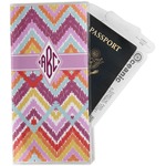 Ikat Chevron Travel Document Holder