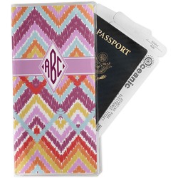 Ikat Chevron Travel Document Holder