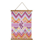 Ikat Chevron Wall Hanging Tapestry - Tall (Personalized)
