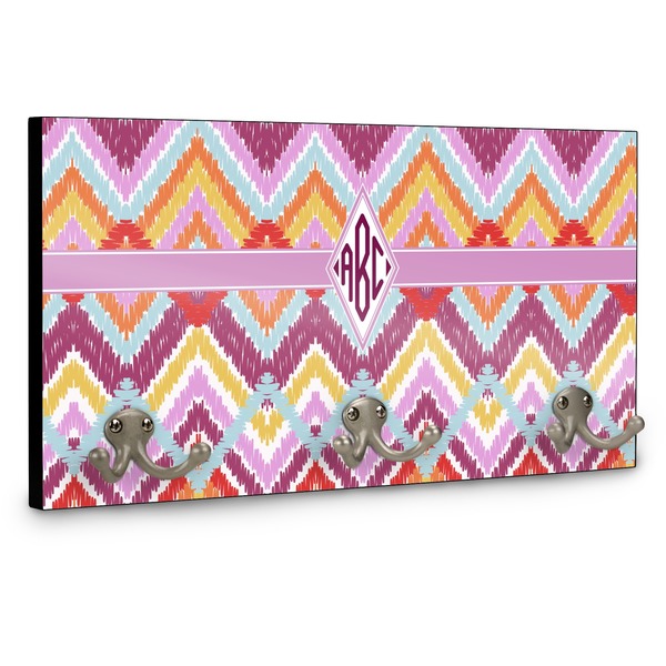 Ikat Chevron Coat Hanger Main
