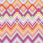 Ikat Chevron Wallpaper & Surface Covering (Peel & Stick 24"x 24" Sample)