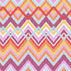 Ikat Chevron Wallpaper & Surface Covering (Water Activated 24"x 24" Sample)
