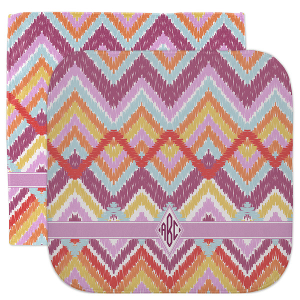 Custom Ikat Chevron Facecloth / Wash Cloth (Personalized)
