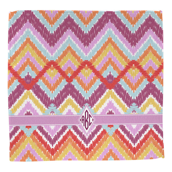 Ikat Chevron Washcloth - Front - No Soap