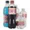 Ikat Chevron Water Bottle Label - Multiple Bottle Sizes
