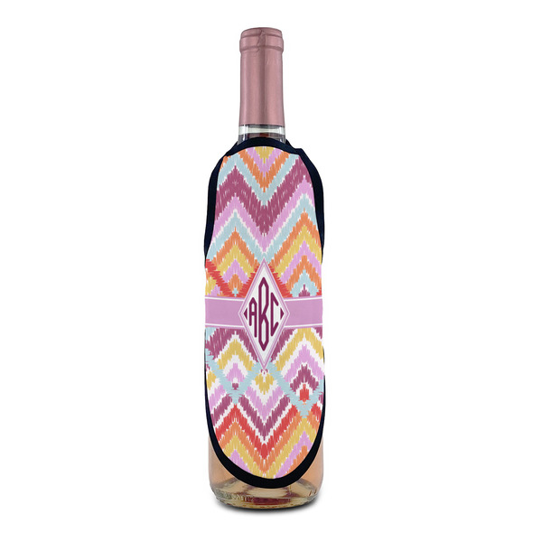 Ikat Chevron Wine Bottle Apron - IN CONTEXT