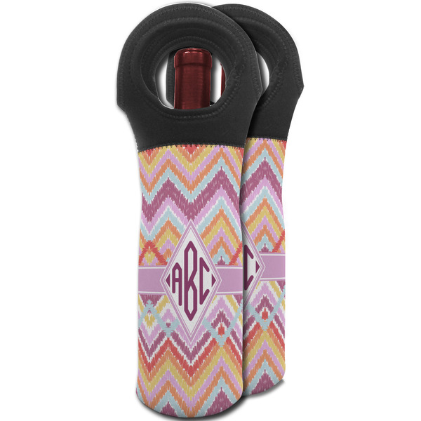 Ikat Chevron Wine Tote Bag - MAIN