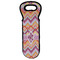 Ikat Chevron Wine Tote Bag (Personalized)
