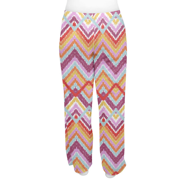 Ikat Chevron Women's Pj on model - Back