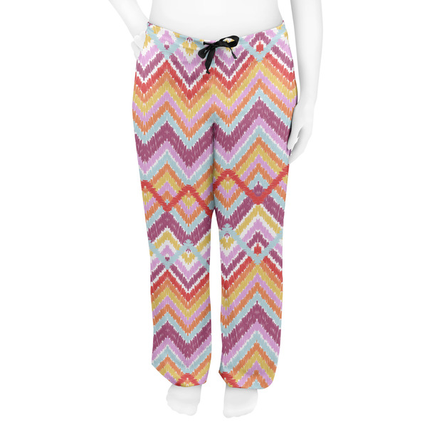 Ikat Chevron Women's Pj on model - Front