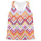 Ikat Chevron Womens Racerback Tank Top - X Small