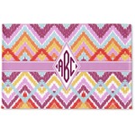 Ikat Chevron Woven Mat (Personalized)