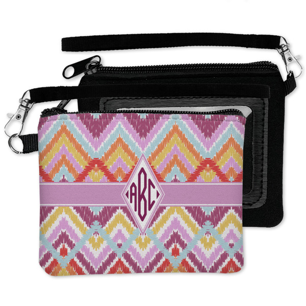 Ikat Chevron Wristlet ID Cases - MAIN