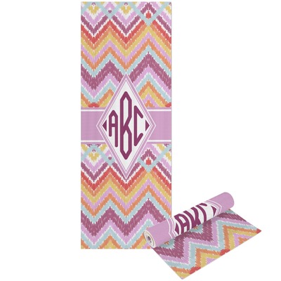 Ikat Chevron Yoga Mat - Printable Front and Back (Personalized)