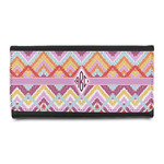 Ikat Chevron Leatherette Ladies Wallet (Personalized)