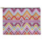 Ikat Chevron Zipper Pouch (Personalized)