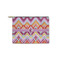 Ikat Chevron Zipper Pouch - Small - 8.5"x6" (Personalized)