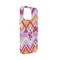 Ikat Chevron iPhone Case - Plastic - iPhone 13 Mini (Personalized)