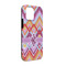 Ikat Chevron iPhone Case - Rubber Lined - iPhone 13 Pro (Personalized)