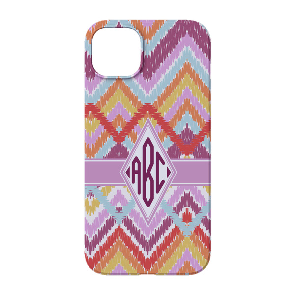 Ikat Chevron iPhone 14 Case - Back