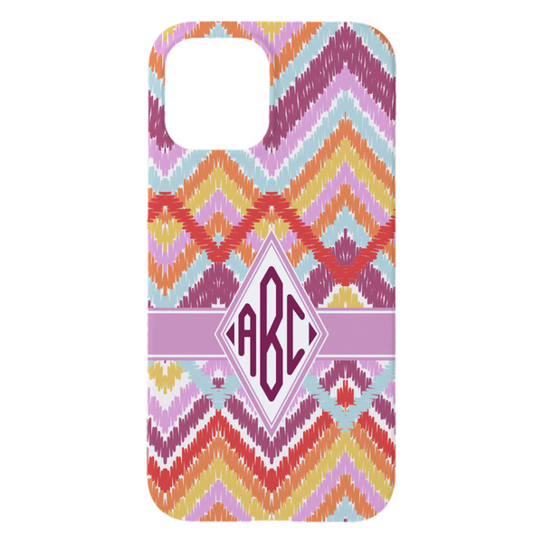 Ikat Chevron iPhone 15 Pro Max Case - Back