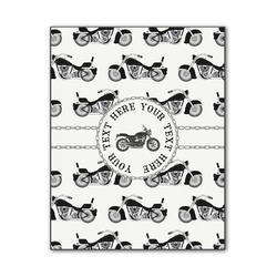 Motorcycle Wood Print - 11x14 (Personalized)