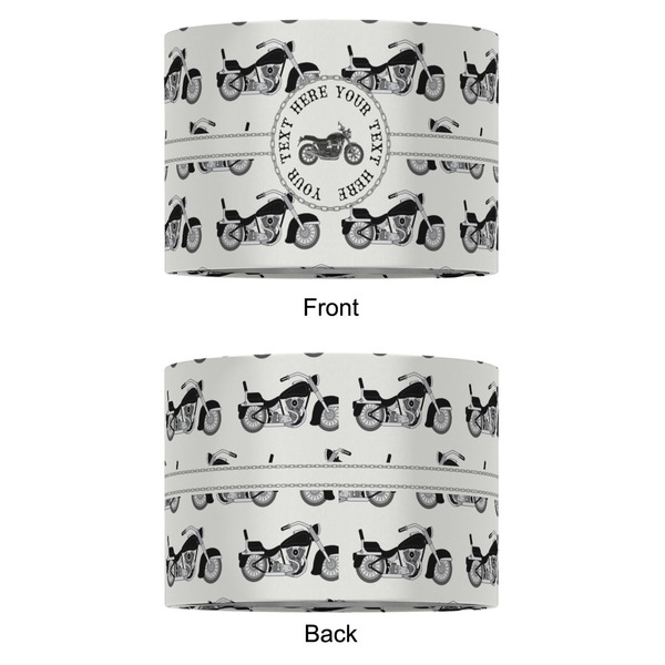 Motorcycle 12" Drum Lampshade - APPROVAL (Fabric)