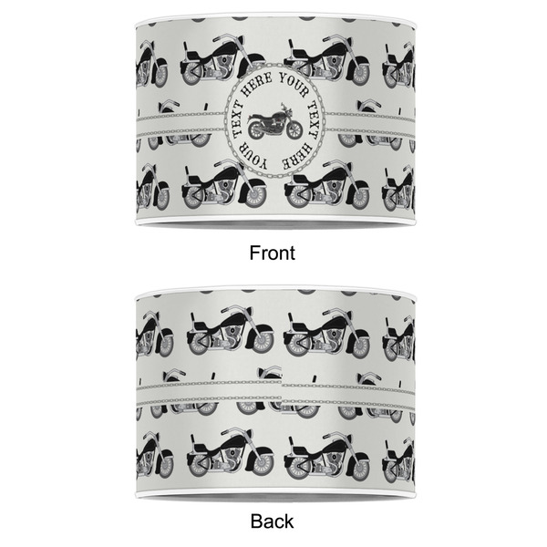 Motorcycle 12" Drum Lampshade - APPROVAL (Poly Film)