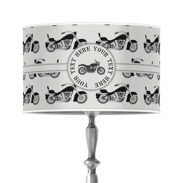 Custom Motorcycle 12" Drum Lamp Shade - Poly-film (Personalized)