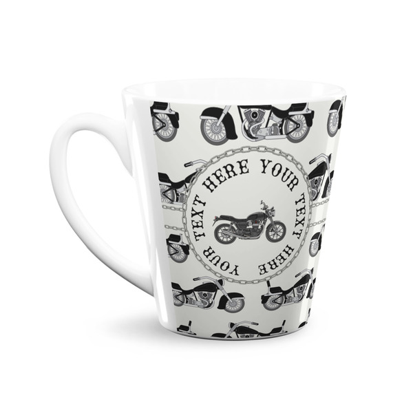 Motorcycle 12 Oz Latte Mug - Front