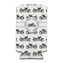 Motorcycle Can Cooler (tall 12 oz) (Personalized)
