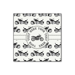 Motorcycle Wood Print - 12x12 (Personalized)