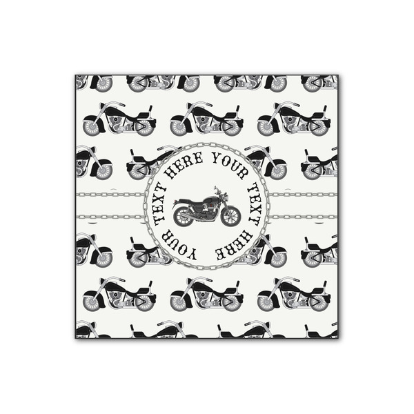 Custom Motorcycle Wood Print - 12x12 (Personalized)