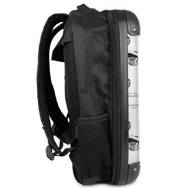Motorcycle 13" Hard Shell Backpacks - Side View