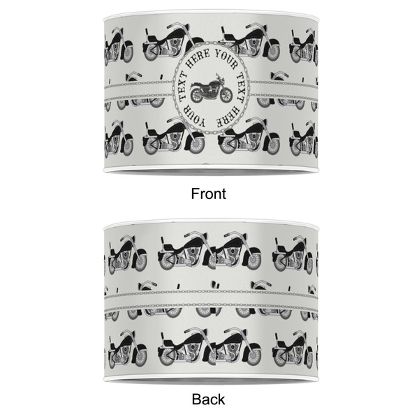 Motorcycle 16" Drum Lampshade - APPROVAL (Poly Film)
