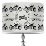 Motorcycle 16" Drum Lamp Shade - Poly-film (Personalized)