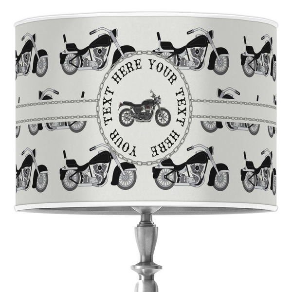 Custom Motorcycle 16" Drum Lamp Shade - Poly-film (Personalized)